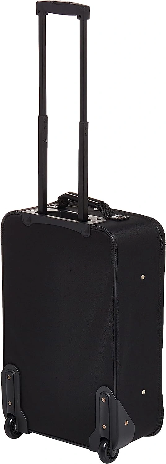 ¡Viaja con estilo! Juego de maletas XLT Softside 4 piezas negro: ¡elegancia y espacio para tus aventuras!